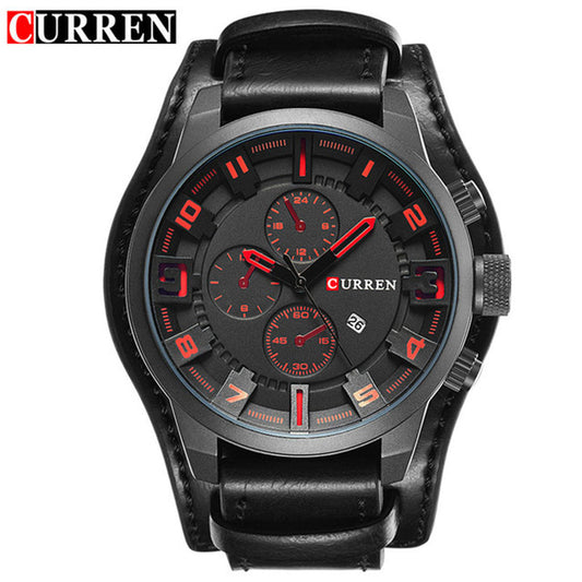 Reloj Hombre Curren Doble Cuero