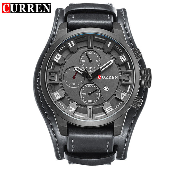 Reloj Hombre Curren Doble Cuero