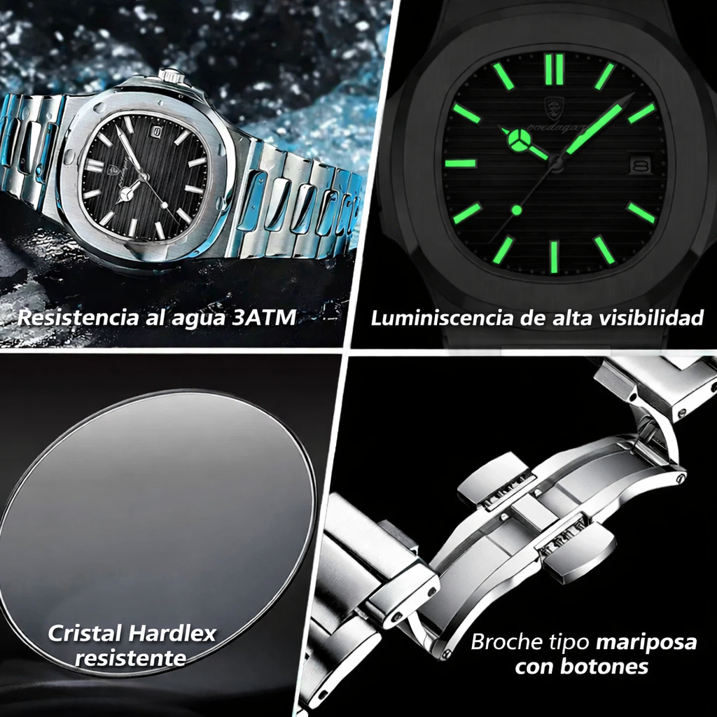 Reloj Hombre Poedagar Nautilus