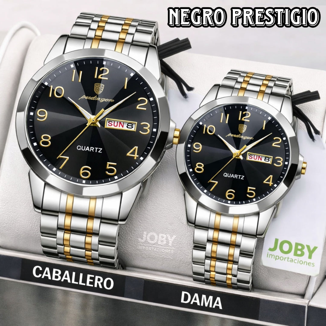 Relojes Pareja Prestigio (Hombre y Mujer)