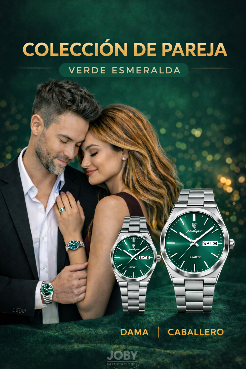 Relojes Pareja Majestad (Hombre y Mujer)