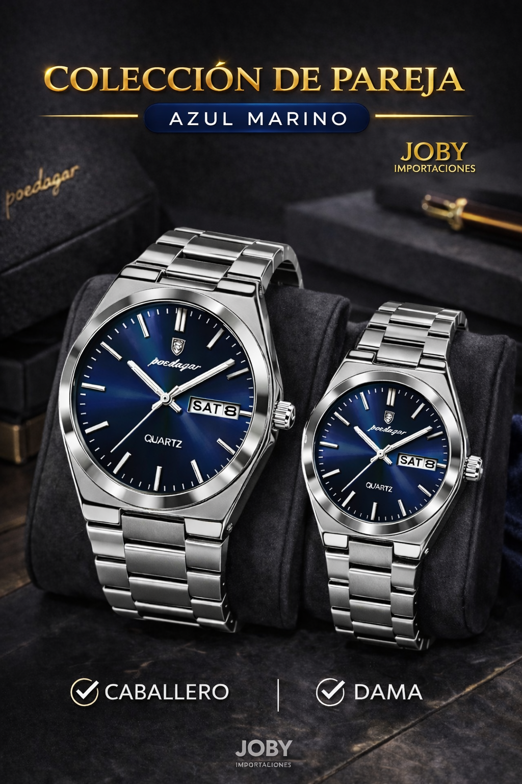 Relojes Pareja Majestad (Hombre y Mujer)
