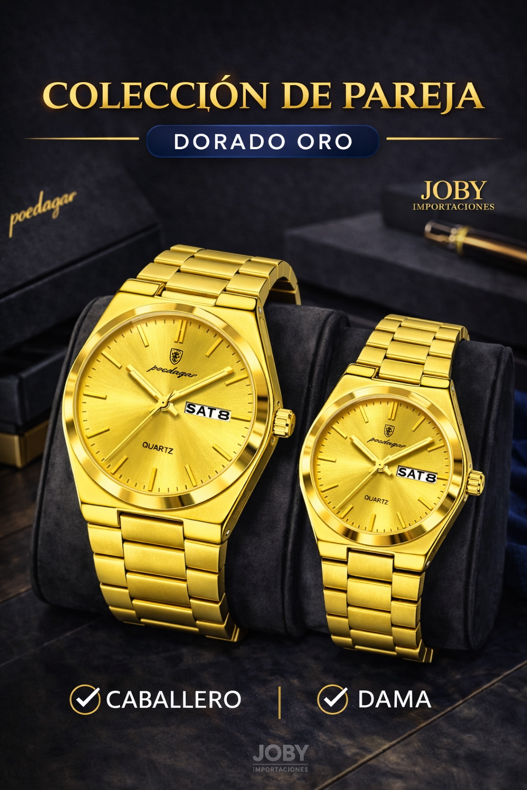 Relojes Pareja Majestad (Hombre y Mujer)