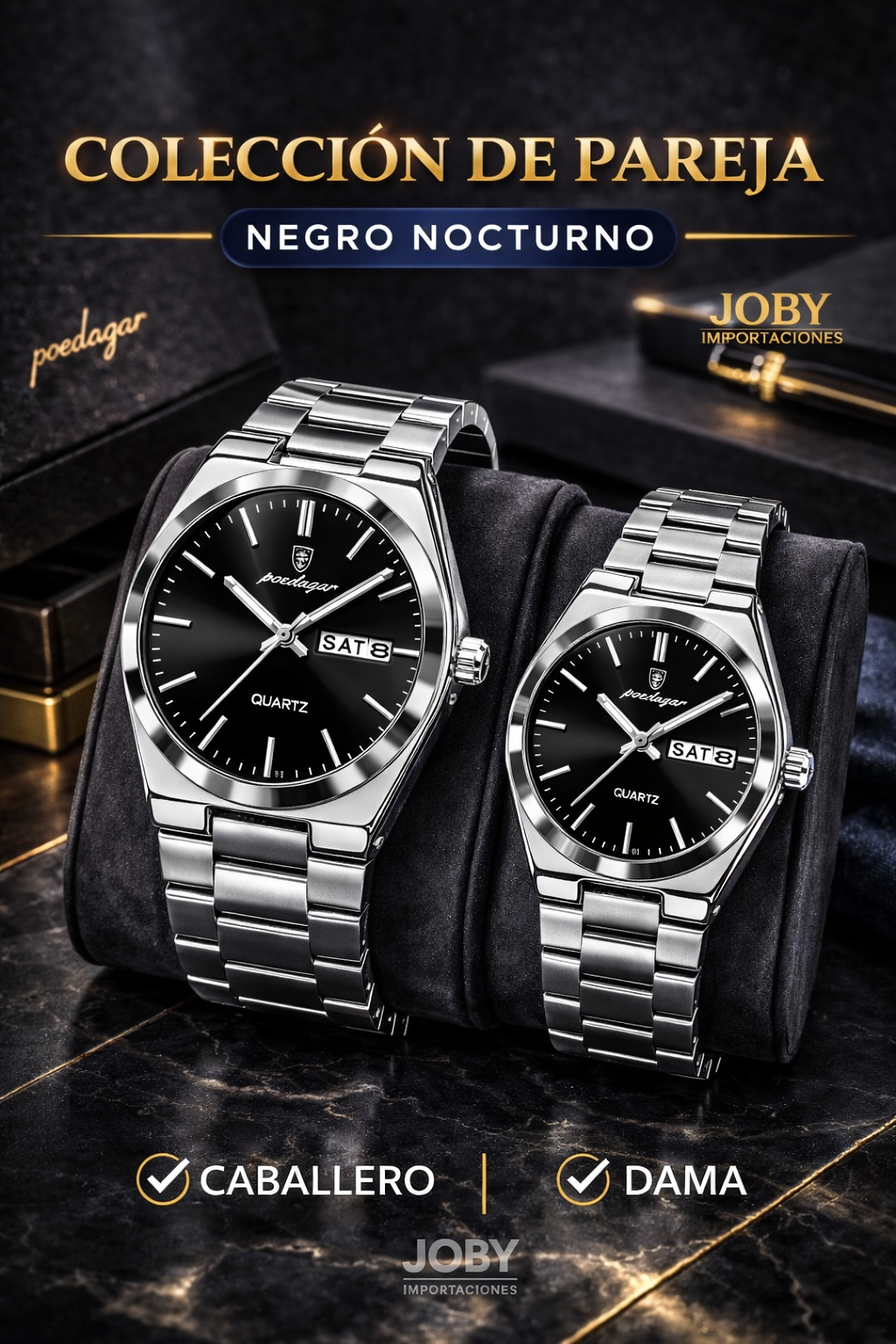 Relojes Pareja Majestad (Hombre y Mujer)