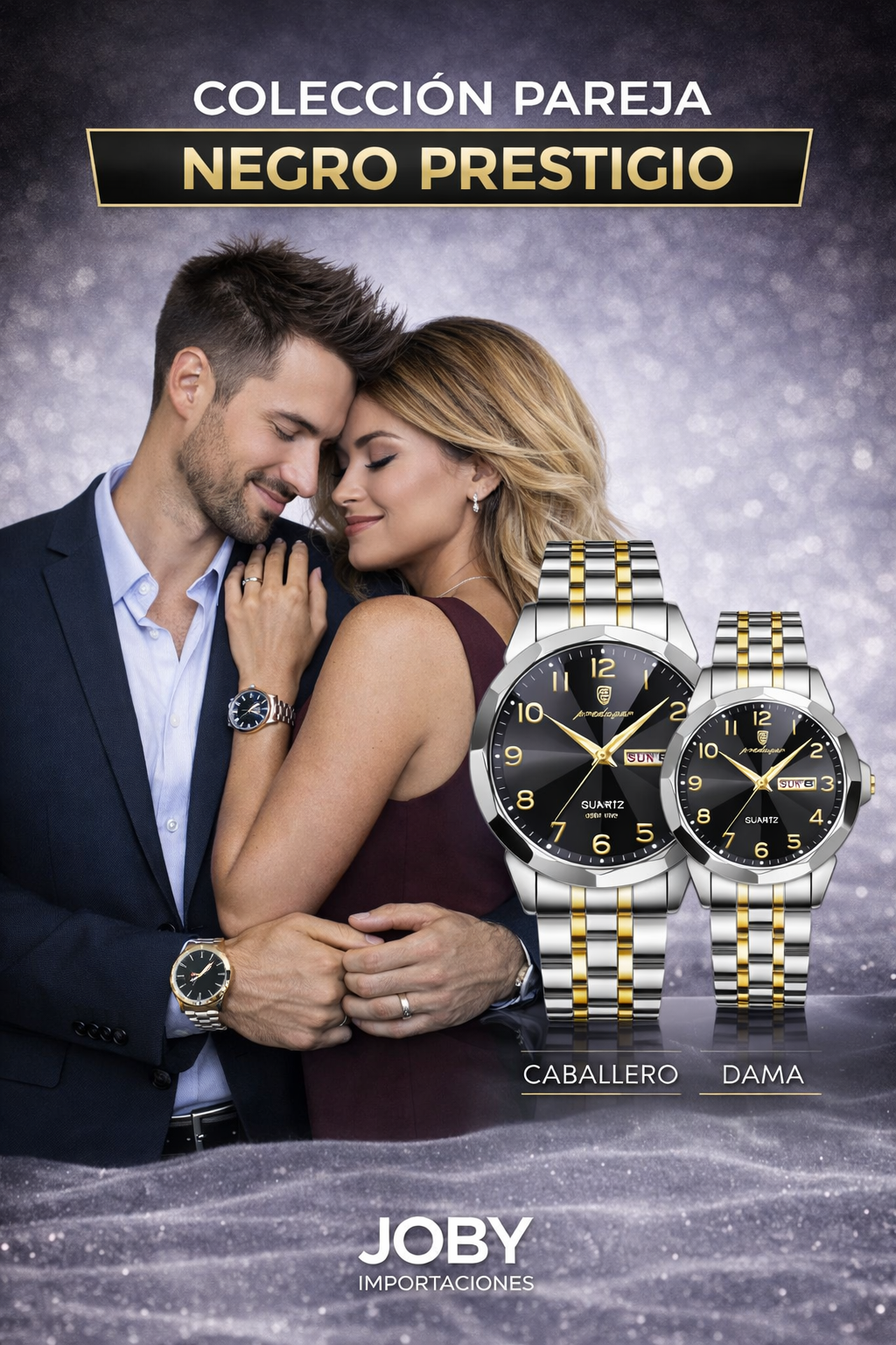 Relojes Pareja Prestigio (Hombre y Mujer)