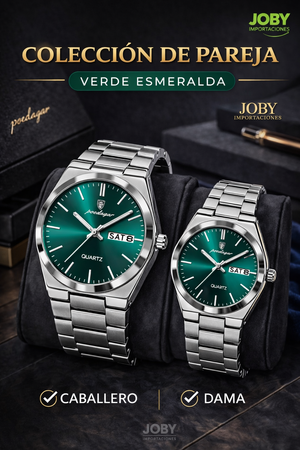 Relojes Pareja Majestad (Hombre y Mujer)